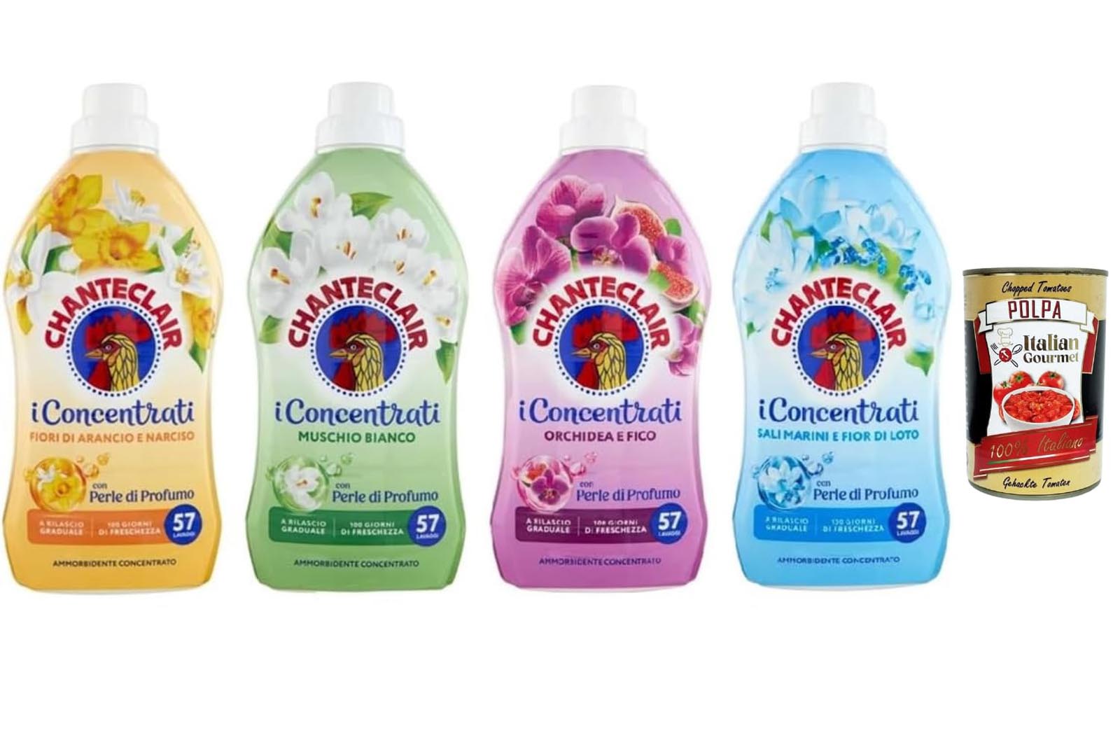 Chante Clair Weichspüler Duftperlen 4x1150ml Frische Mix +Polpa