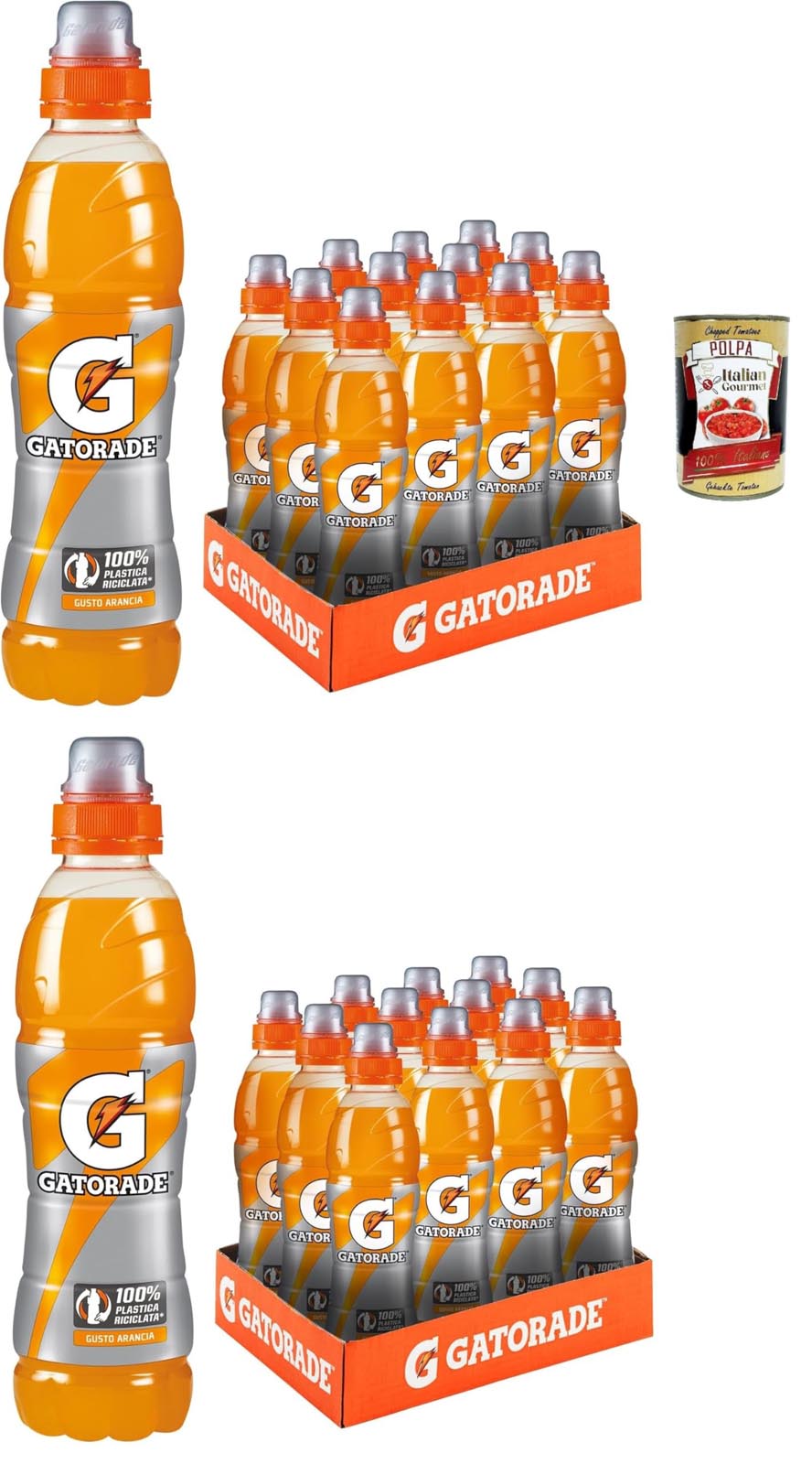Sport Drink Arancia Orange Sportgetränk 24x500ml +Polpa 400g