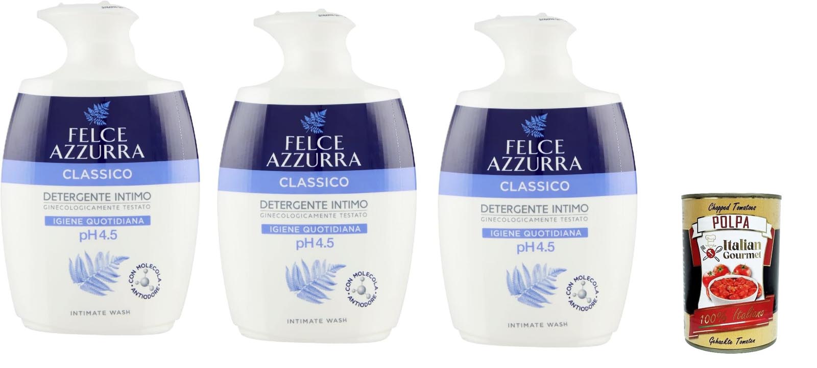 Felce Azzurra Intimwaschlotion pH 4,5 3x250ml +Polpa 400g