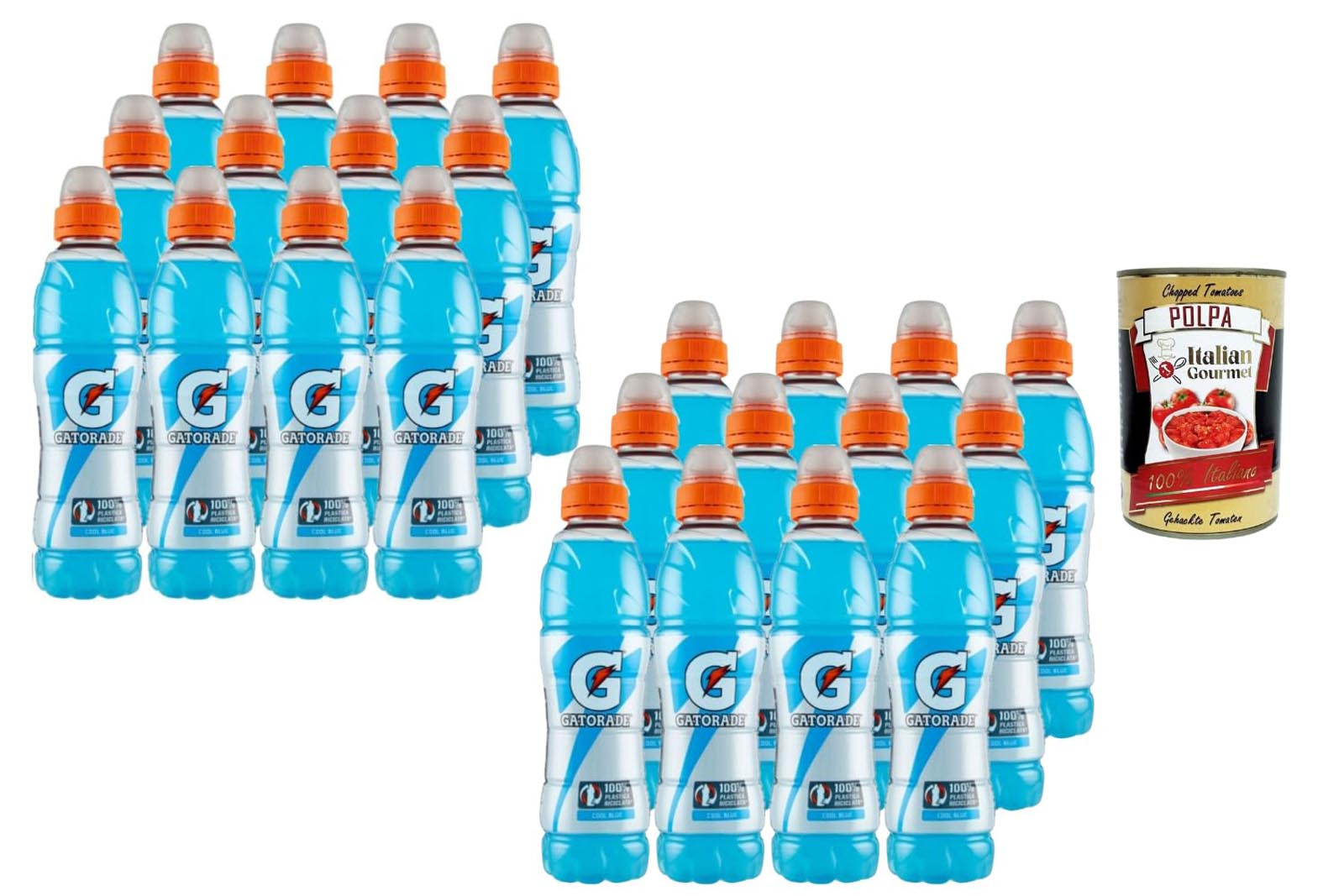 Gatorade Cool Blue Sportgetränk 24x500ml +Polpa 400g