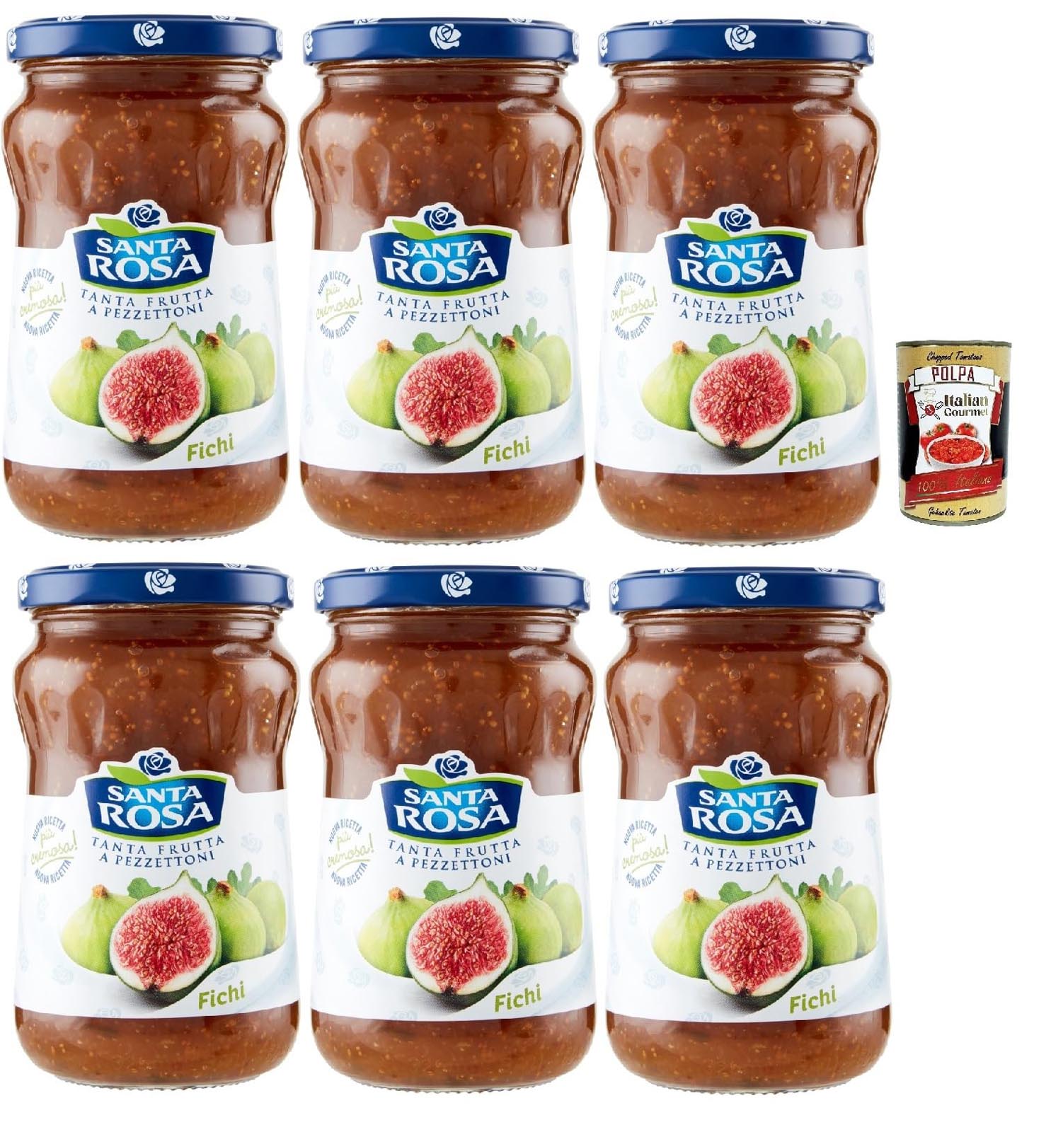 Santa Rosa Feigenmarmelade Premium Brotaufstrich 6x350g +Polpa 400g