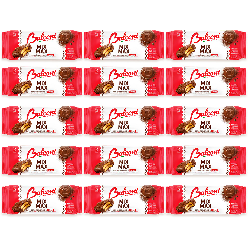 15x Balconi Mix Max Cacao mit köstlicher Kakaocreme 350gr