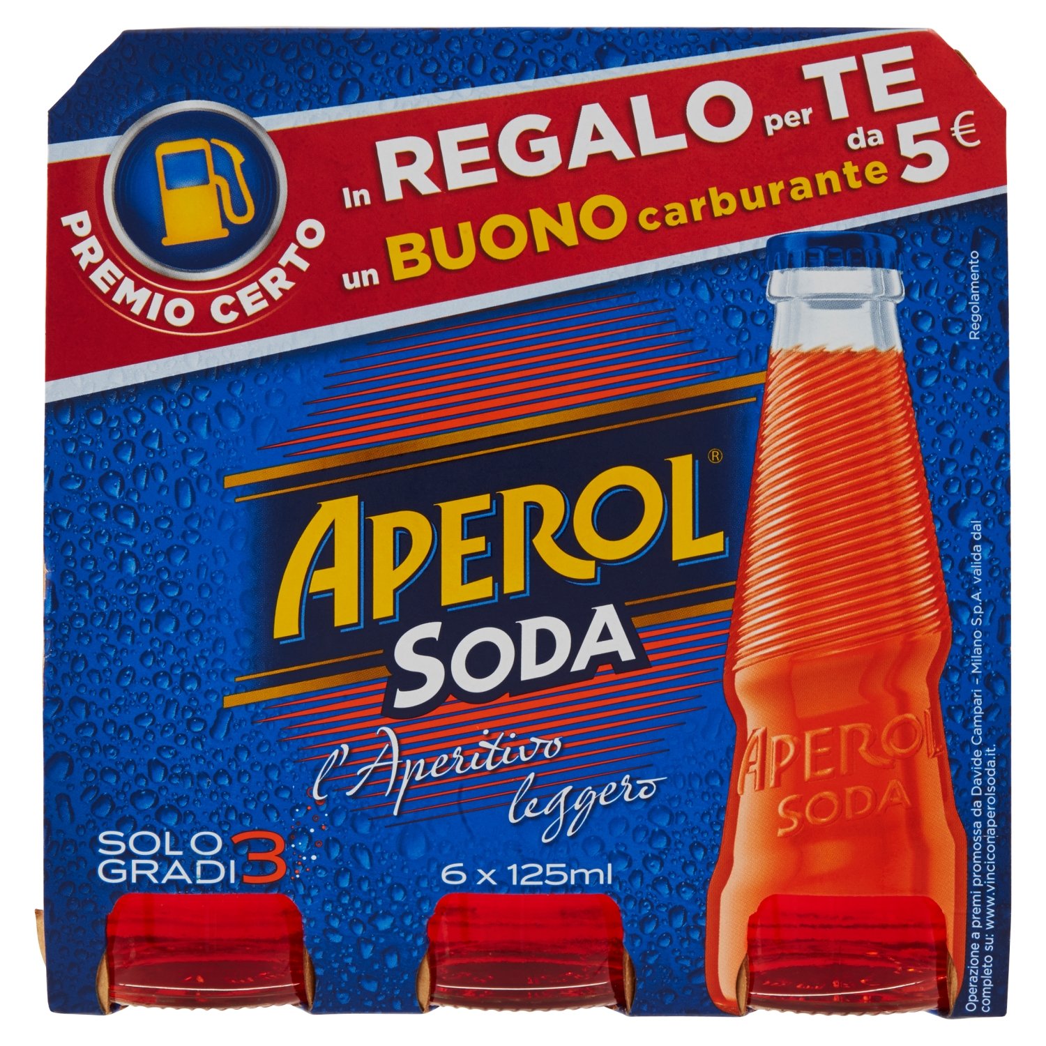 APEROL SODA CL 12,5 X 6